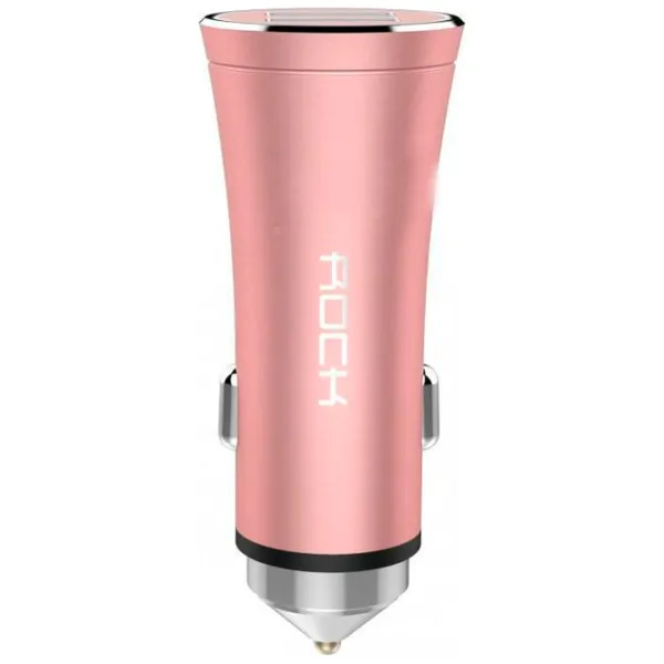 Adapter auto Rock H1 with hammer 2.4 A/ Pink photo 3
