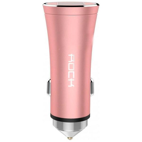 Adapter auto Rock H1 with hammer 2.4 A/ Pink photo 3