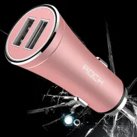 Adapter auto Rock H1 with hammer 2.4 A/ Pink photo 4
