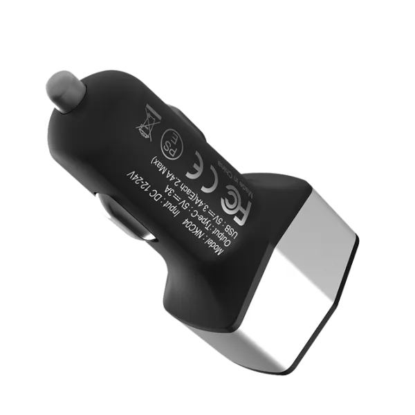 Адаптер Nillkin Celerity Автомобильный/ 3 A/ Серебристый photo 2