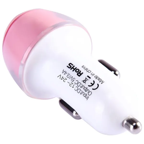 Adapter auto Nillkin Jelly 2.4 А/ Розовый photo 4