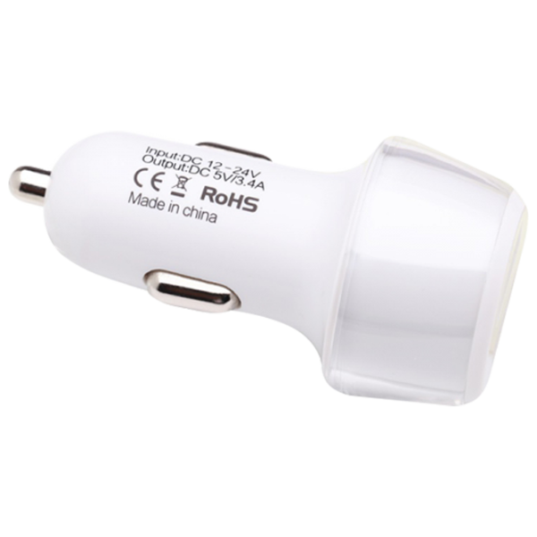 Adapter auto Nillkin Jelly 2.4 A/ White photo 2