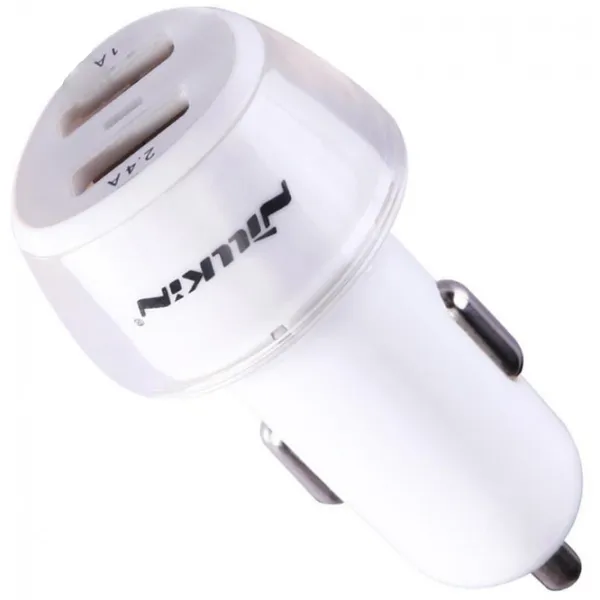 Adapter auto Nillkin Jelly 2.4 A/ White photo 3