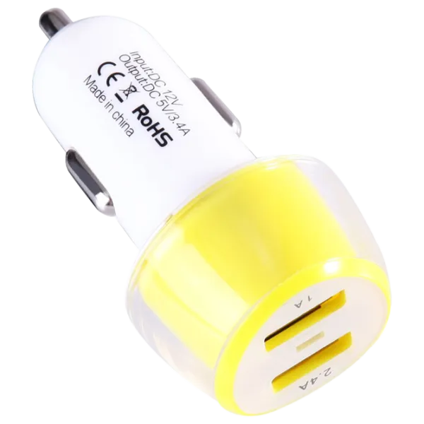 Adapter auto Nillkin Jelly 2.4 A/ Yellow photo 4