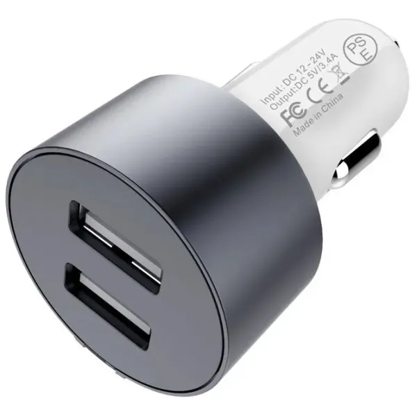 Încărcător auto Nillkin Vigor 3.4 A/ Gray photo 2