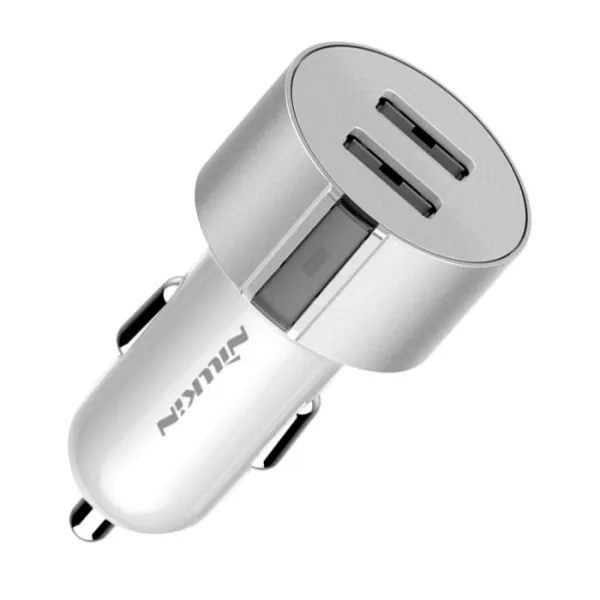 Încărcător auto Nillkin Vigor 3.4 A/ Silver photo 3