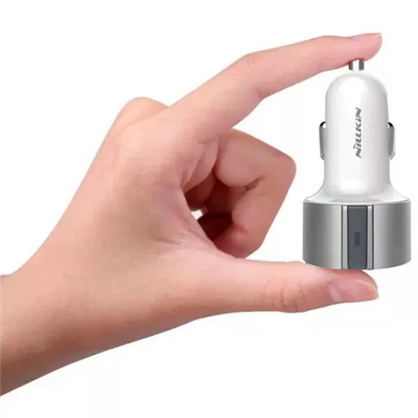 Încărcător auto Nillkin Vigor 3.4 A/ Silver photo 5