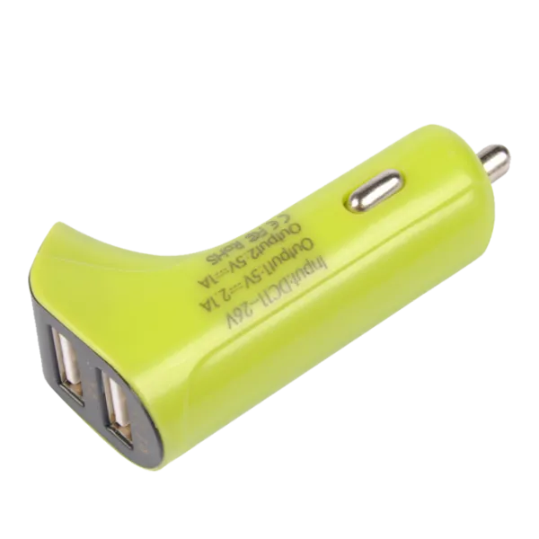 Автомобильный адаптер USB F Series  Baseus 2A/ Зелёный photo 3 Автомобильный адаптер USB F Series  Baseus 2A/ Зелёный photo 3