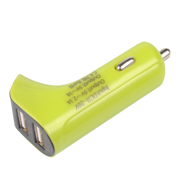 Автомобильный адаптер USB F Series  Baseus 2A/ Зелёный photo 3 Автомобильный адаптер USB F Series  Baseus 2A/ Зелёный photo 3