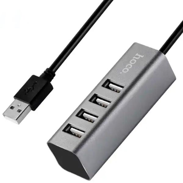 Адаптер Hoco HB1 USB Type-A/ Серебристый photo 2