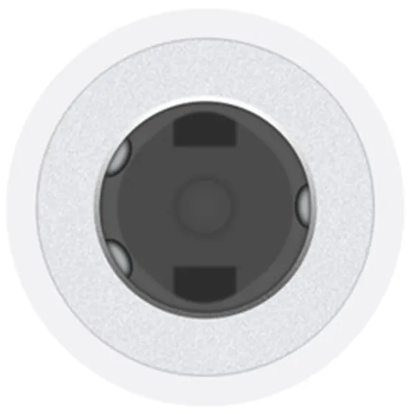 Адаптер MMX62ZM/ A Apple 3.5 mm + Lightning 0.1 м/ Белый photo 3