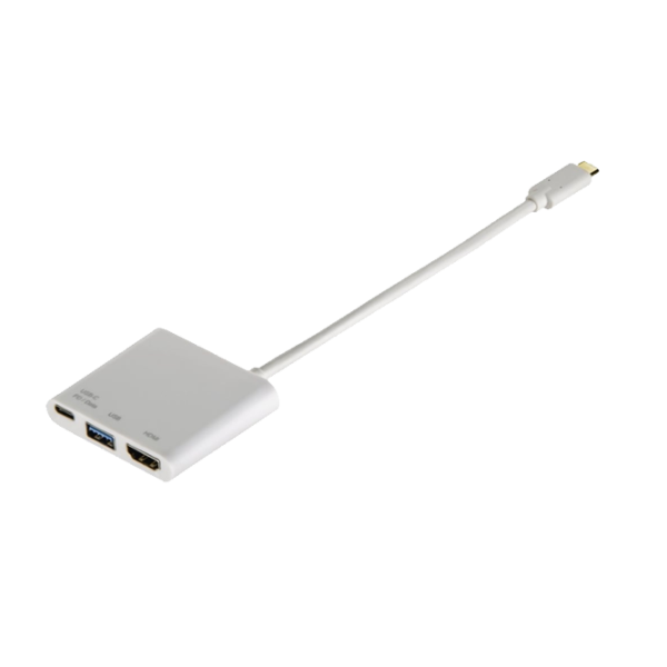Многопортовый Адаптер USB-C (135728) Hama Белый photo 2 Многопортовый Адаптер USB-C (135728) Hama Белый photo 2