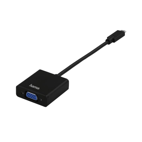 Адаптер USB-C - VGA (135727) Hama Черный photo 3 Адаптер USB-C - VGA (135727) Hama Черный photo 3