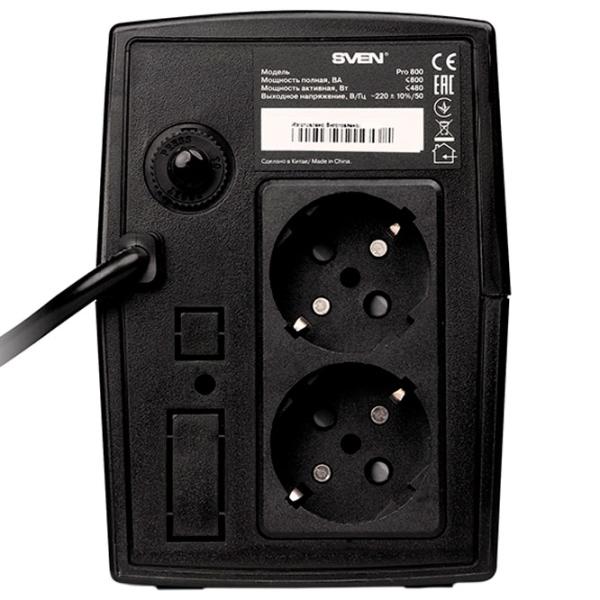 ИБП Sven Pro 800 Черный photo 3