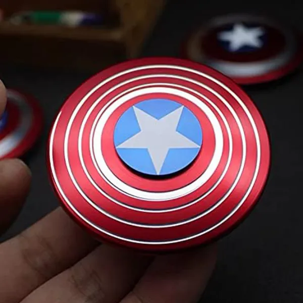 Spinner Fidget Toys Captain America Red photo 2 Spinner Fidget Toys Captain America Red photo 2