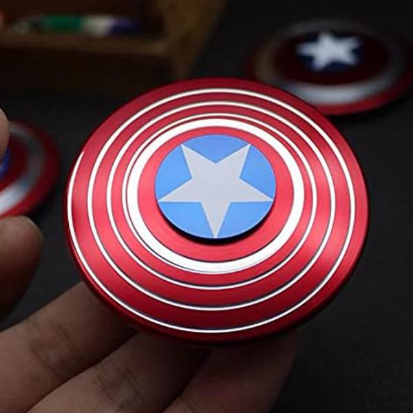 Spinner Fidget Toys Captain America Red photo 2 Spinner Fidget Toys Captain America Red photo 2