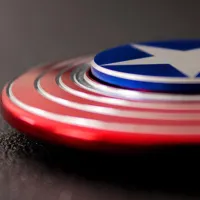 Спиннер Fidget Toys Капитан Америка Красный photo 4