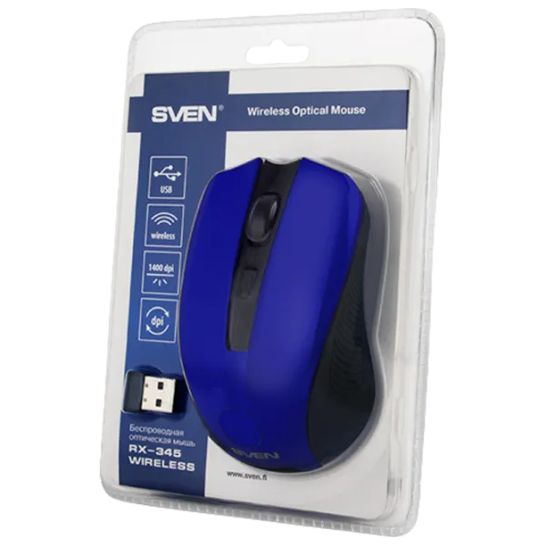 Mouse Sven RX-345 Blue photo 6