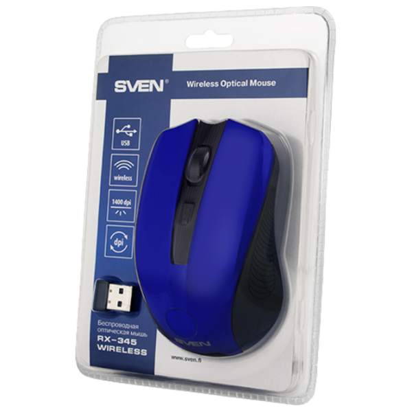 Mouse Sven RX-345 Blue photo 6