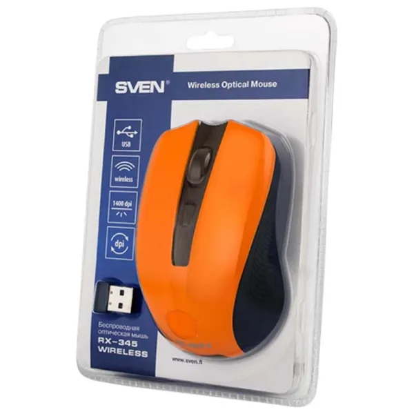Mouse Sven RX-345 Orange photo 6