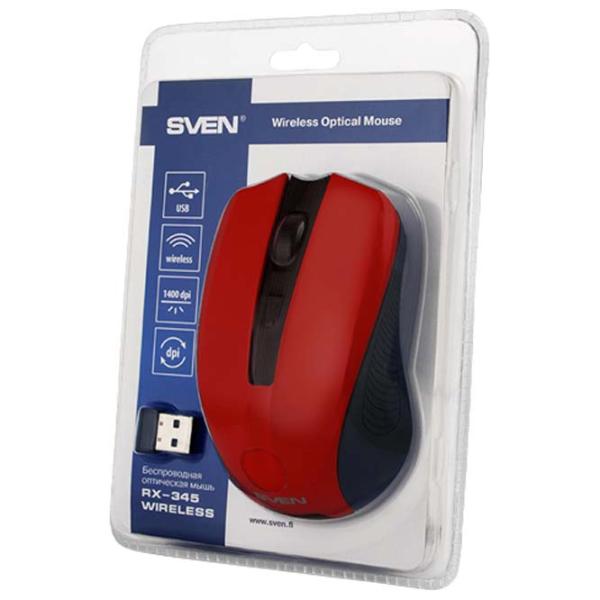 Mouse Sven RX-345 Red photo 6