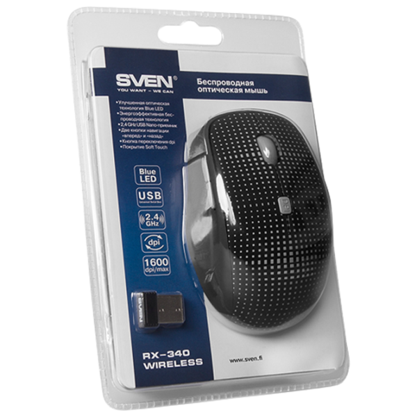Mouse Sven RX-340 Black photo 4