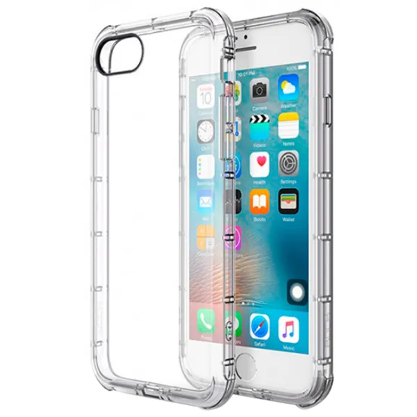 Husă pentru smartphone Apple iPhone 7 Rock/ Back/ TPU/ Transparent White photo 2