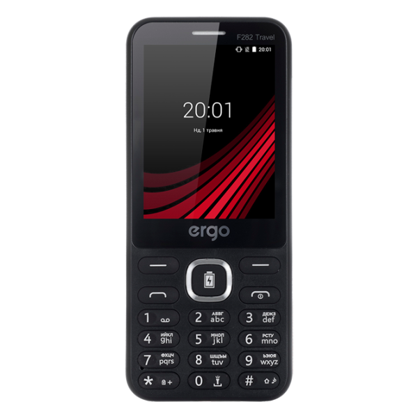 Ergo F282 Travel Black / Dual SIM photo 2
