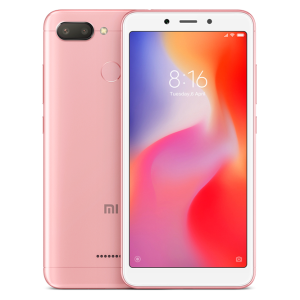 Xiaomi Redmi 6 3 ГБ/ 32 ГБ/ Dual SIM/ Розовый photo 2 Xiaomi Redmi 6 3 ГБ/ 32 ГБ/ Dual SIM/ Розовый photo 2
