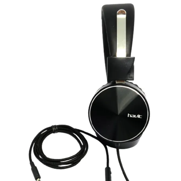 Наушники Havit H2215d Metal Черный Проводная/ Игровой photo 4