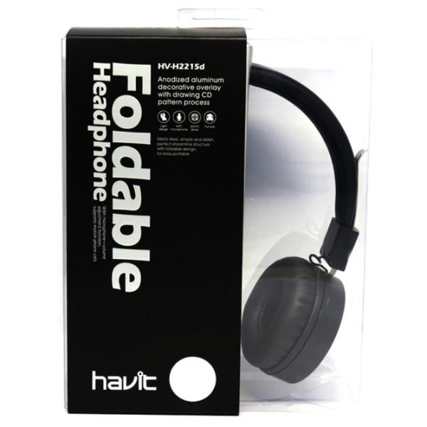 Наушники Havit H2215d Metal Черный Проводная/ Игровой photo 6