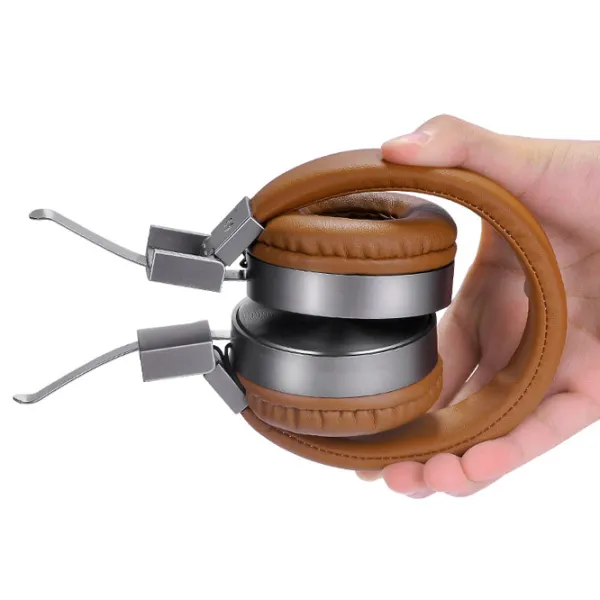 Наушники Hoco W2 Headset Metal Коричневый Проводная/ Персональный photo 6 Наушники Hoco W2 Headset Metal Коричневый Проводная/ Персональный photo 6