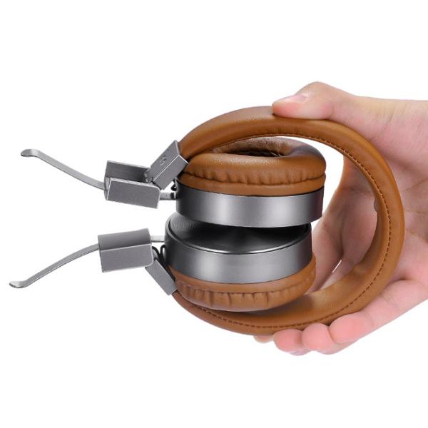 Наушники Hoco W2 Headset Metal Коричневый Проводная/ Персональный photo 6 Наушники Hoco W2 Headset Metal Коричневый Проводная/ Персональный photo 6