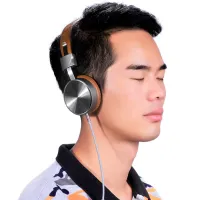 Наушники Hoco W2 Headset Metal Коричневый Проводная/ Персональный photo 10
