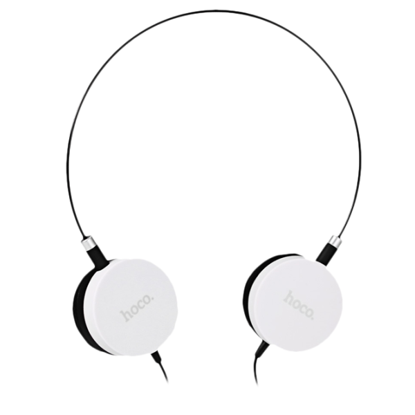 Căști Hoco W3 Headset Black White Cu fir/ Personal photo 2 Căști Hoco W3 Headset Black White Cu fir/ Personal photo 2
