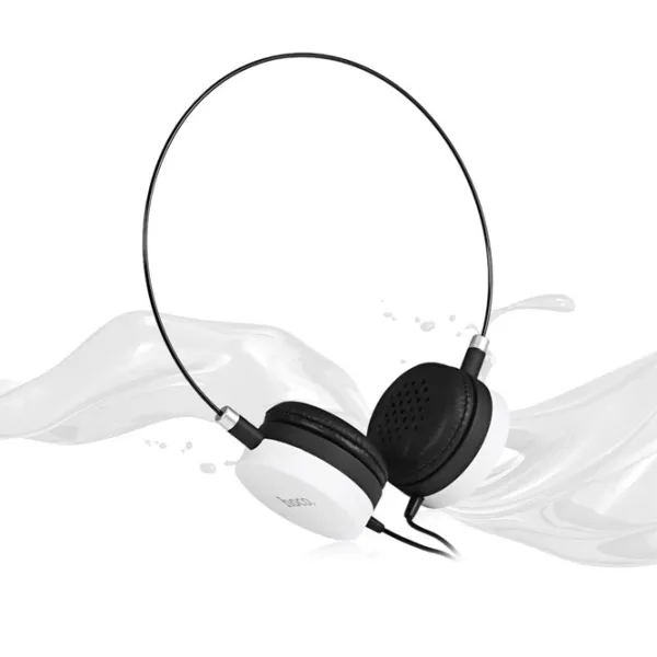 Căști Hoco W3 Headset Black White Cu fir/ Personal photo 4 Căști Hoco W3 Headset Black White Cu fir/ Personal photo 4