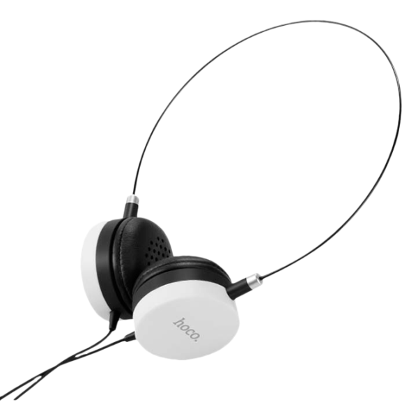 Căști Hoco W3 Headset Black White Cu fir/ Personal photo 5 Căști Hoco W3 Headset Black White Cu fir/ Personal photo 5