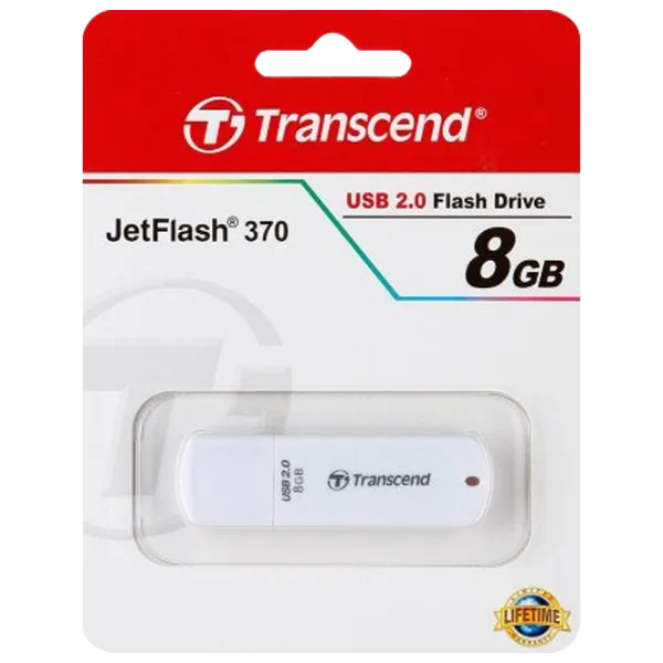 Transcend JetFlash 370 8 ГБ Белый photo 3