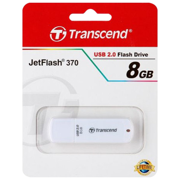 Transcend JetFlash 370 8 ГБ Белый photo 3