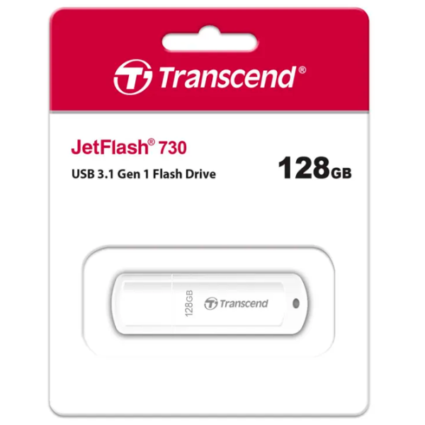 Transcend JetFlash 730 128 ГБ Белый photo 3