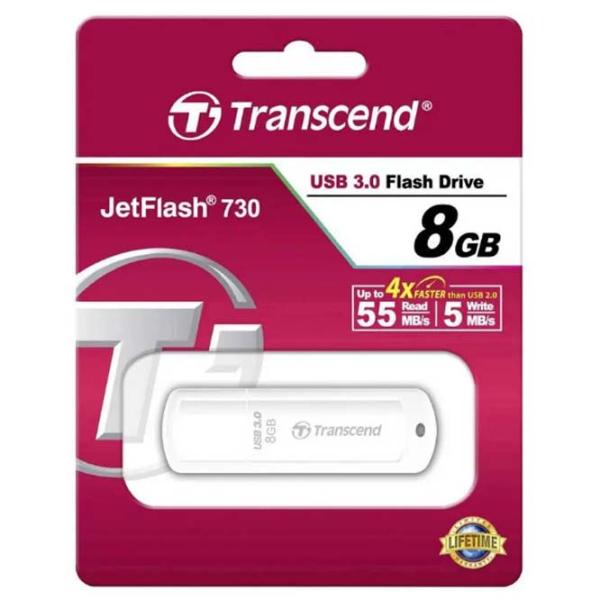 Transcend JetFlash 730 8 ГБ Белый photo 6