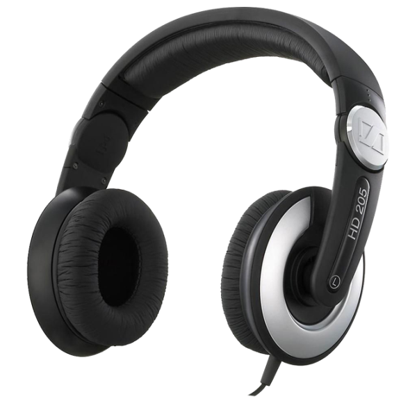 Căști Sennheiser HD 205 Silver Black Cu fir/ Personal photo 2