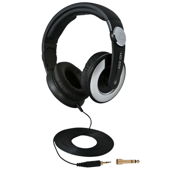 Căști Sennheiser HD 205 Silver Black Cu fir/ Personal photo 4