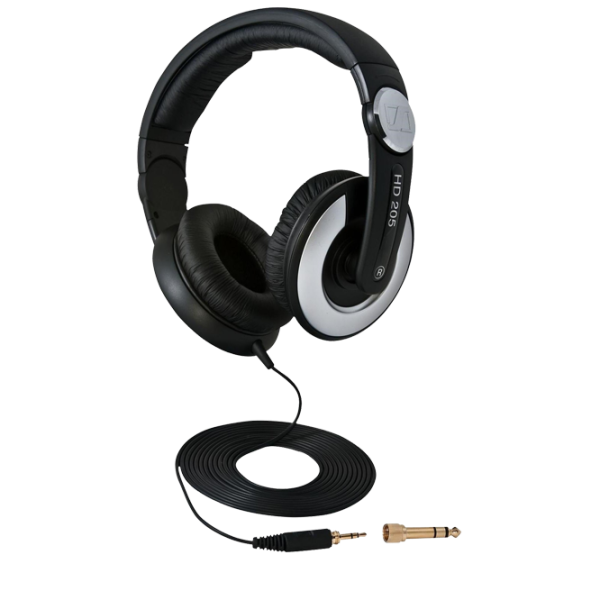 Căști Sennheiser HD 205 Silver Black Cu fir/ Personal photo 4