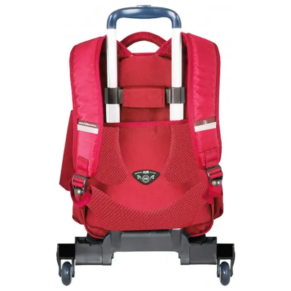 Ghiozdan pentru copii Cool For School Trolley 17"/ Blue Red/ 19 l photo 2