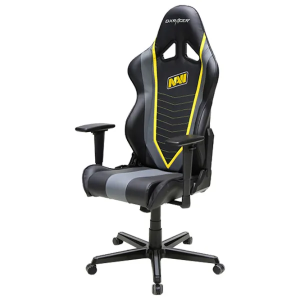 Игровое кресло DXRacer Racing Желтый Черный photo 2