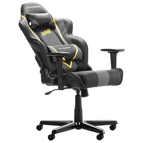 Игровое кресло DXRacer Racing Желтый Черный photo 3