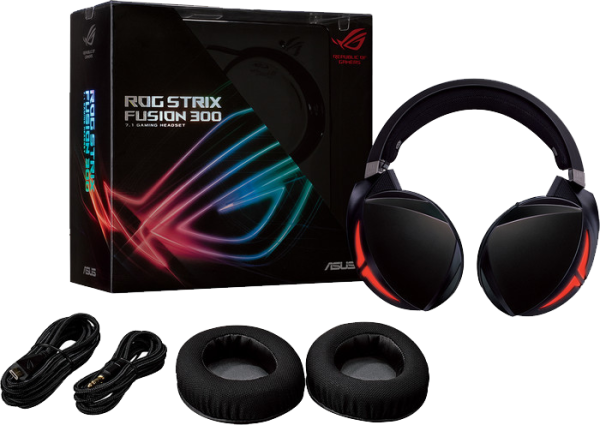Наушники Asus ROG Strix Fusion Черный Проводная/ Игровой photo 4 Наушники Asus ROG Strix Fusion Черный Проводная/ Игровой photo 4