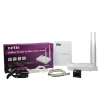 Wi-Fi Router Netis DL4323 / / White photo 4