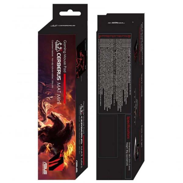 Covoraș pentru mouse Asus Cerebus Red Black photo 6